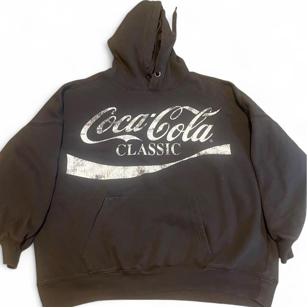H&M Coca-Cola Classic Hoodie Oversized